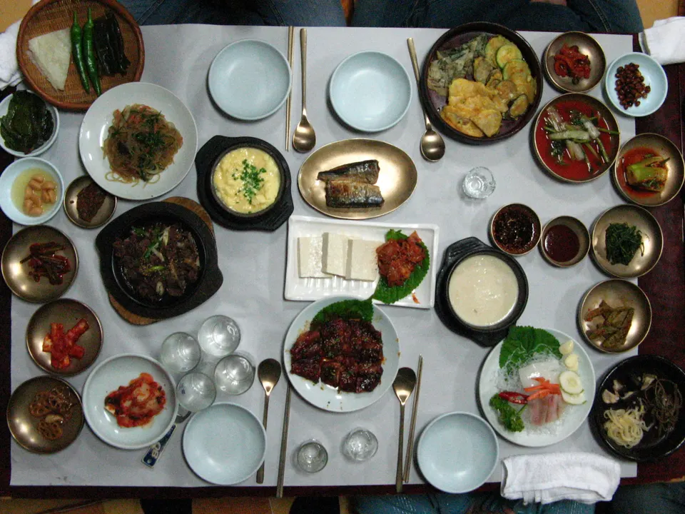 Korean set meal